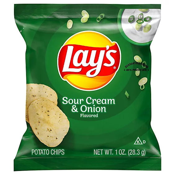 Lays Chips Sour Cream & Onions 28.3g
