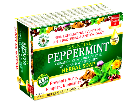 Essential Peppermint Herbal Soap