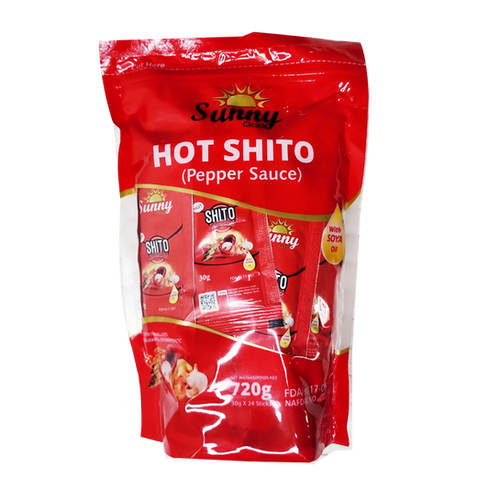 Sunny Gold Hot Shito (Pepper Sauce) 24sticks