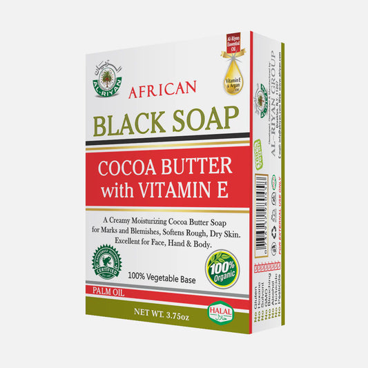 African Black Soap | Cocoa Butter With Vitamin E